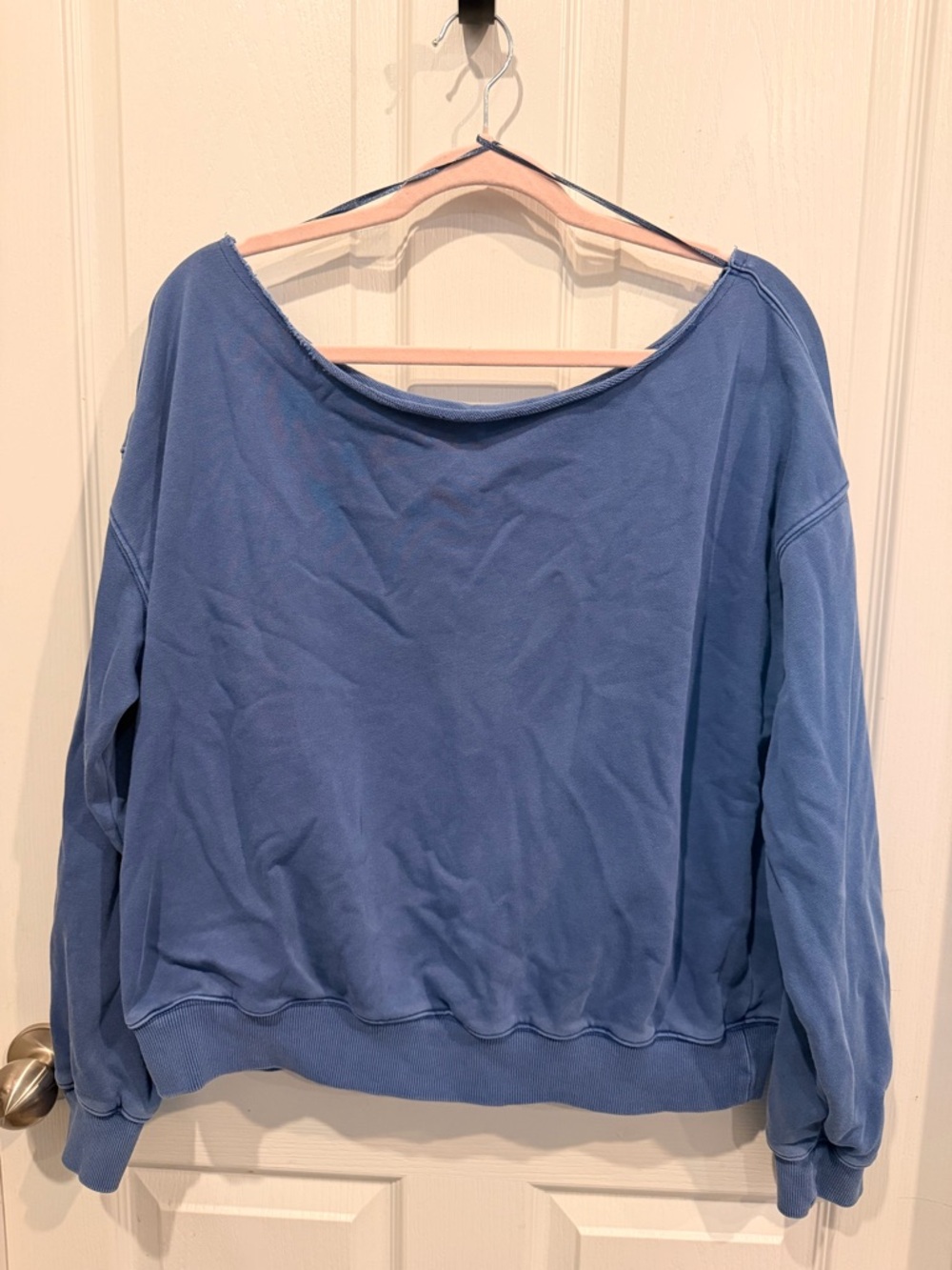 Fabletics Blue Crewneck Sweatshirt